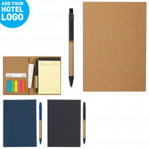 Notebook With Pen And Sticky Flags (CM)