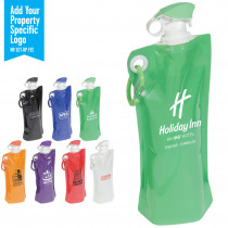 27 oz Foldable Water Bottle with Carabiner (CM)