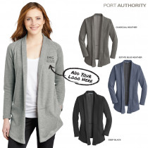 Port Authority® Double-Knit Ladies Interlock Cardigan (ODE)
